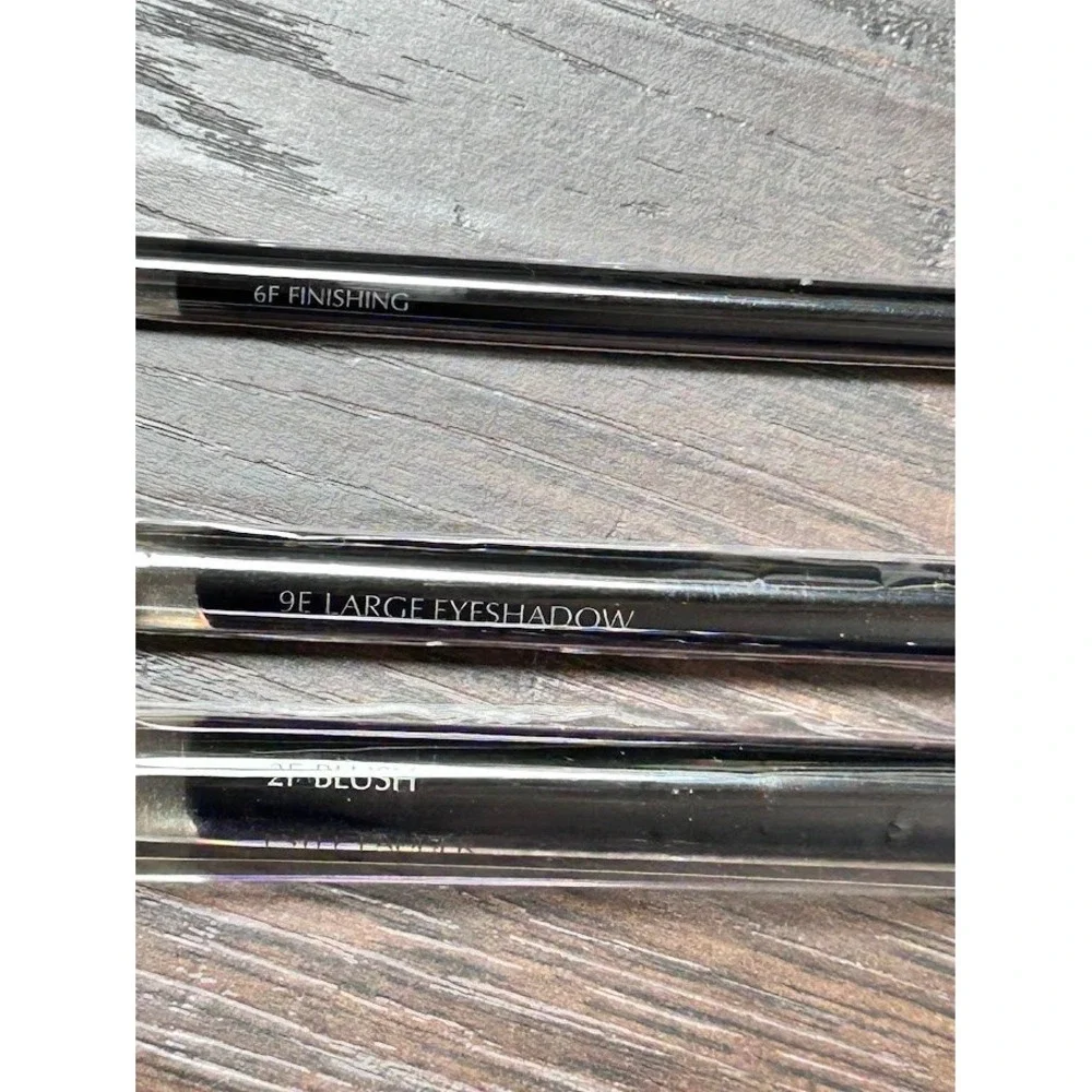 Estee Lauder Makeup Brush Set 3 Piece Travel Case‎ Finishing Eyeshadow Blush